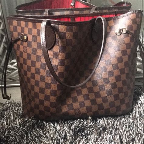 louis vuitton checkered tote